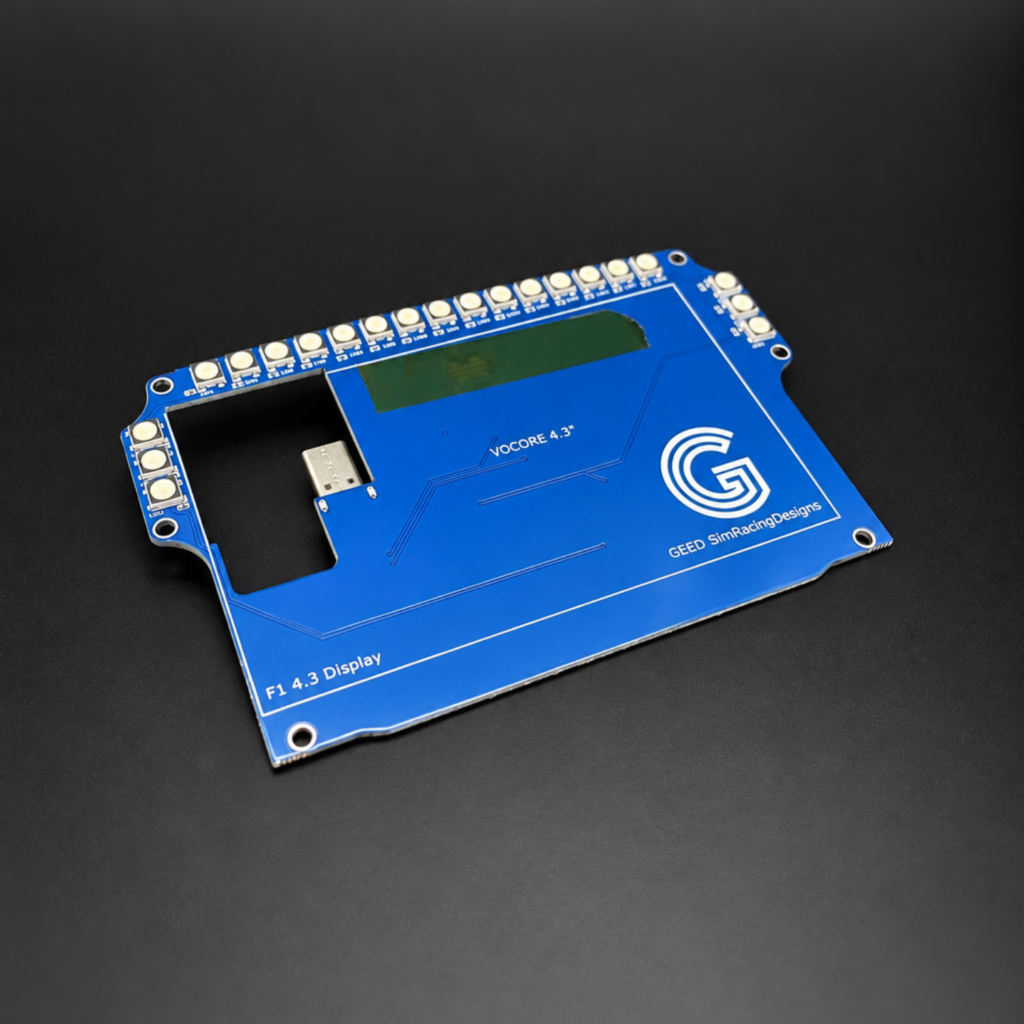 PCB for F1 SimRacing Dashboard